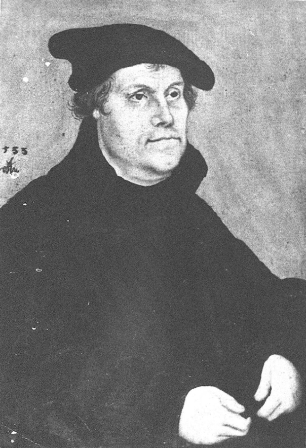 ORG XMIT: 354301_0.tif Retrato de Martinho Lutero (1483-1546) feito pelo artísta plástico Lucas Cranach. (Reprodução)