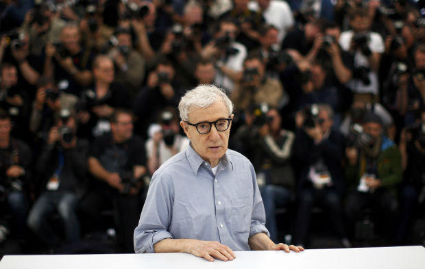 Director Woody Allen poses during a photocall for the film 