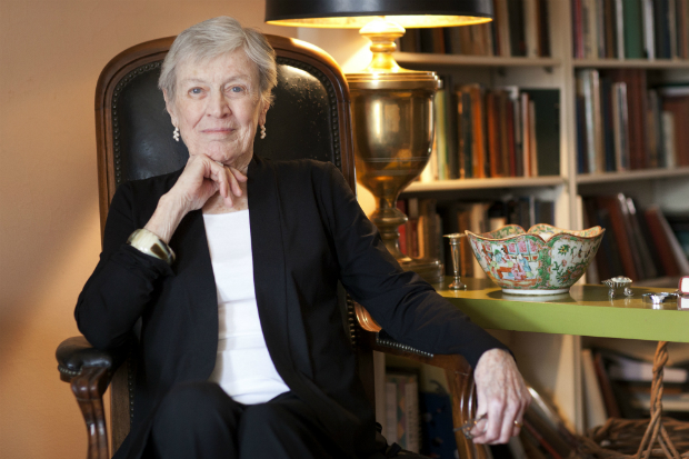 FILE - In this March 24, 2011 photo, author Paula Fox poses for a portrait in New York. Fox, known for the novels “Desperate Characters” and “Poor George” and the memoir “Borrowed Finery.” died Wednesday, March 1, 2017, at Brooklyn Methodist Hospital. She was 93 and had been in failing health. (AP Photo/Victoria Will, File) ORG XMIT: NYET524