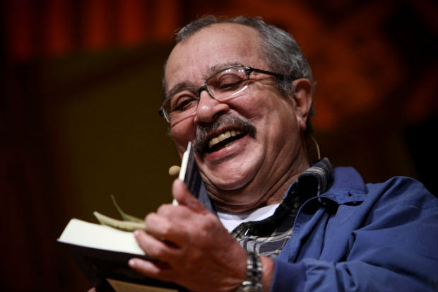 Escritor Joo Ubaldo Ribeiro na Flip de 2011, em Paraty