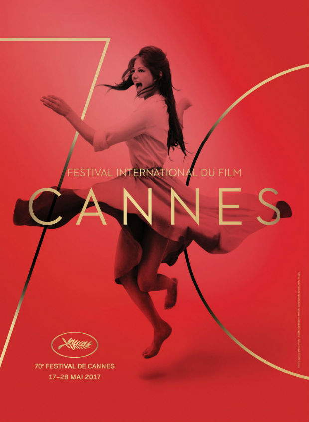 This handout picture released on March 29, 2017 by the Cannes film festival shows the official poster of the 70th Festival de Cannes featuring a picture of Italian actress Claudia Cardinale dancing. The festical will be held from May 17 to 28, 2017 with Spanish director Pedro Almodovar as the President of the Jury. / AFP PHOTO / Bronx agency AND Archivio Cameraphoto Epoche/Getty Images / Philippe Savoir / RESTRICTED TO EDITORIAL USE - MANDATORY CREDIT "AFP PHOTO / Bronx agency / Archivio Cameraphoto Epoche / Getty Images / Philippe Savoir " - NO MARKETING NO ADVERTISING CAMPAIGNS - DISTRIBUTED AS A SERVICE TO CLIENTS
