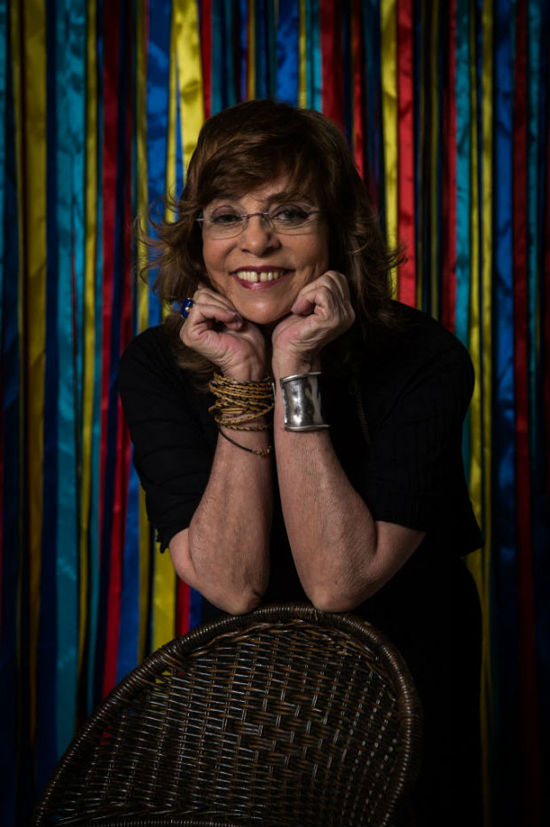 A novelista, Glria Perez, no lanamento de 'A Fora do Querer', no Rio