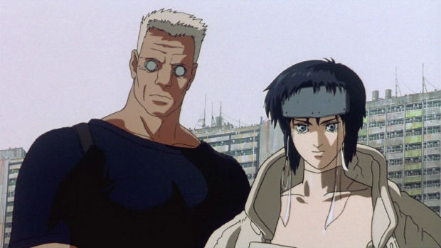 Cena de 'O Fantasma do Futuro', animao feita por Mamoru Oshii e lanada em 1995
