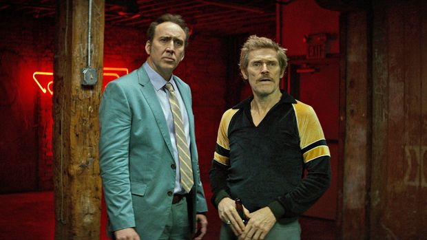 Troy (Nicolas Cage) e Mad Dog (Willem Dafoe) em 'Ces Selvagens'