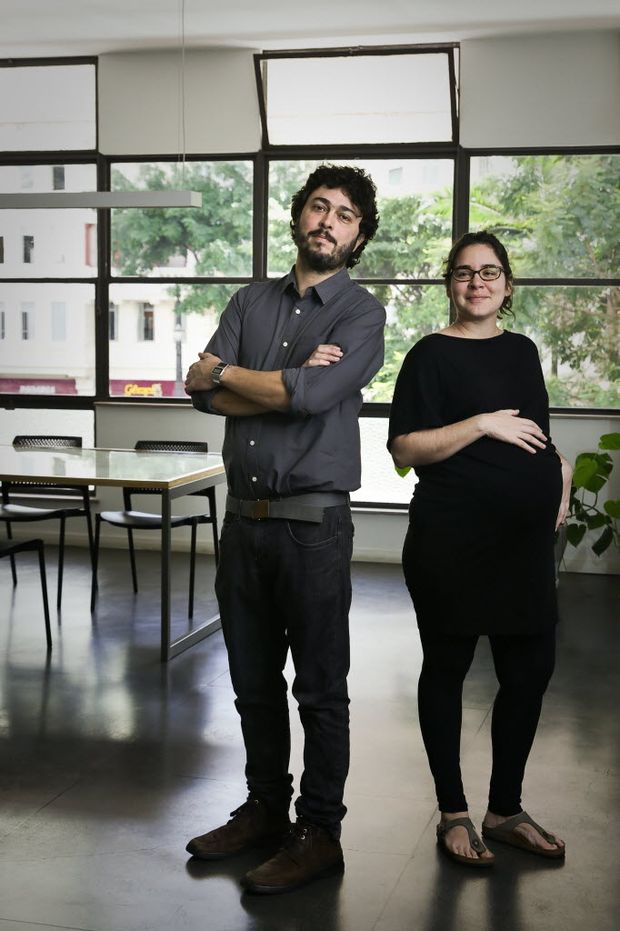 Paulo Werneck e Fernanda Diamant, editores da revista 'Quatro Cinco Um