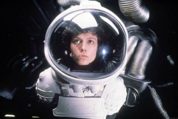 A atriz Sigourney Weaver, em cena do filme 