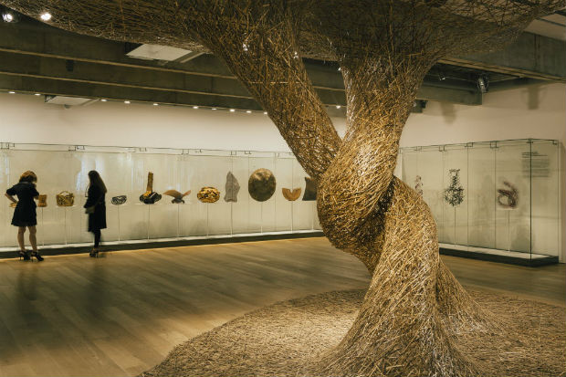 Exposição 'Bambu - Histórias de um Japão' na Japan House. Foto: Gabo Morales / Folhapress.