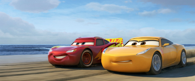 Cena da animação "Carros 3", da Disney