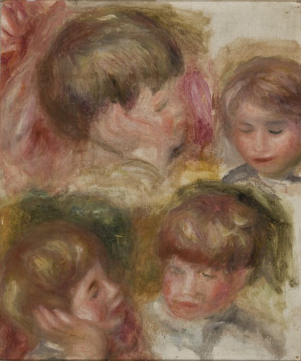 Quatro Cabeas', tela de 1906, de Renoir, na mostra 'O Impressionismo e o Brasil
