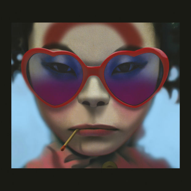 This cover image released by Warner Bros. shows "Humanz," the latest release by Gorillaz. (Warner Bros. via AP) ORG XMIT: NYET201