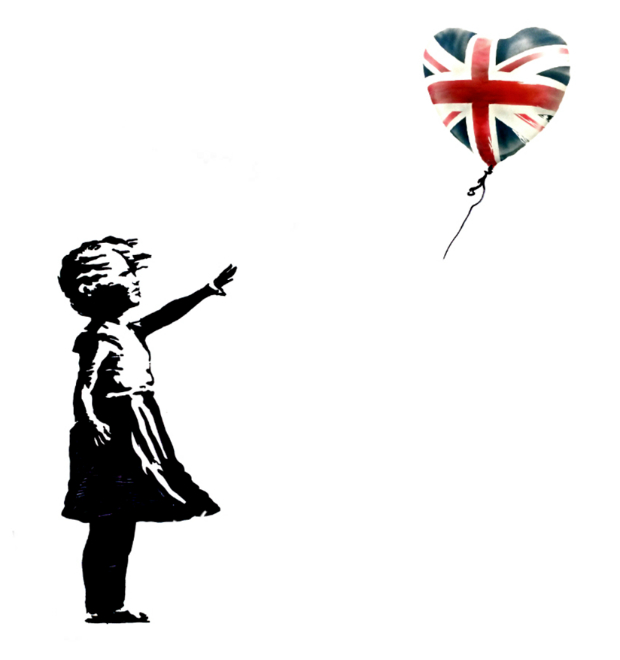 Gravura oferecida por Banksy para quem votar contra o partido conservador em Bristol
