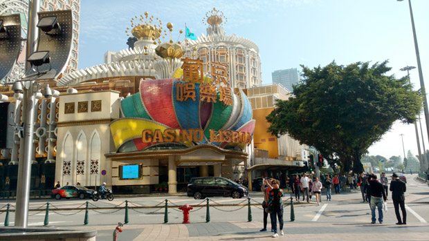 Cassino Lisboa, um dos muitos cassinos de Macau 