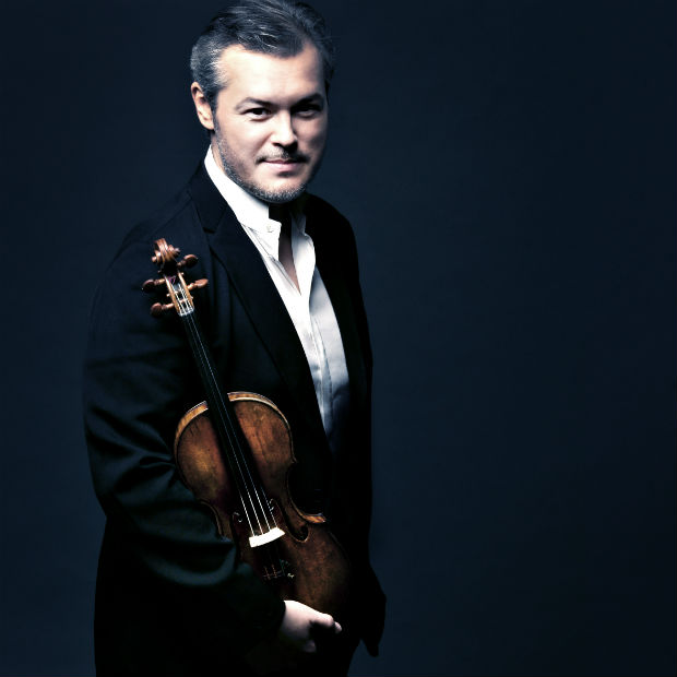 O violinista russo Vadim Repin, que toca com a Orquestra Sinfnica Estatal de Istambul 