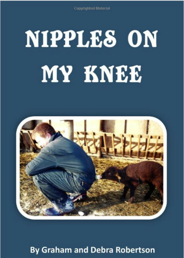Capa de 'Nipples on My Knee' (mamilos no meu joelho), eleito o pior ttulo de livro de 2017