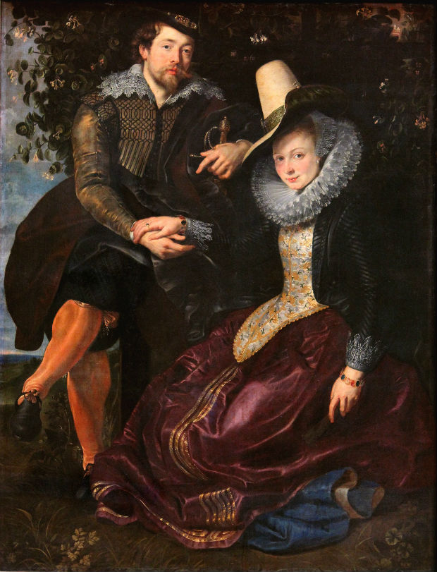 'Autorretrato com Isabella Brandt', de Peter Paul Rubens