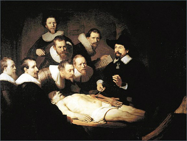 'A Lio de Anatomia do Dr. Tulp', de Rembrandt van Rijn