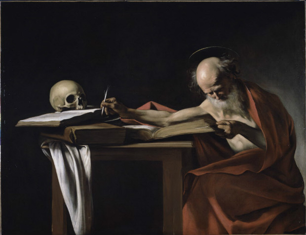 'So Gernimo que Escreve', de Caravaggio, um dos artistas mais revelevantes do barroco