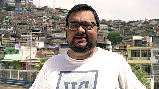 Anderson Frana, o Dinho, cronista carioca e autor de 'Rio em Shamas