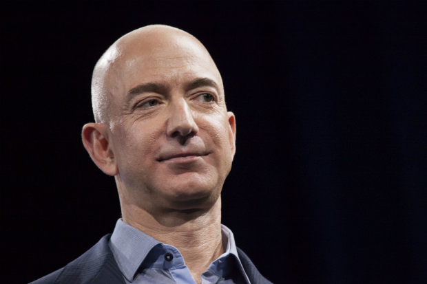 O fundador e CEO da Amazon Jeff Bezos em evento em Seattle, em 2014