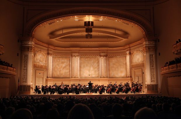 Apresentao da Orquestra das Amricas no Carnegie Hall, em Nova York