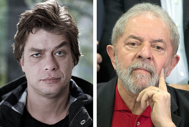 O ator Fbio Assuno e o ex-presidente Lula