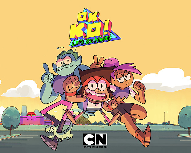 Imagem de divulgao do desenho 'OK, K.O.', do Cartoon Network