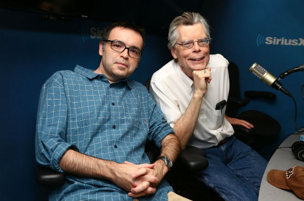 Owen e Stephen King, durante entrevista em Nova York