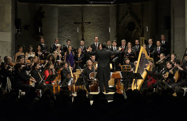 Capella Mediterranea e Coro de Cmara de Namur, que se apresentam na Sala So Paulo