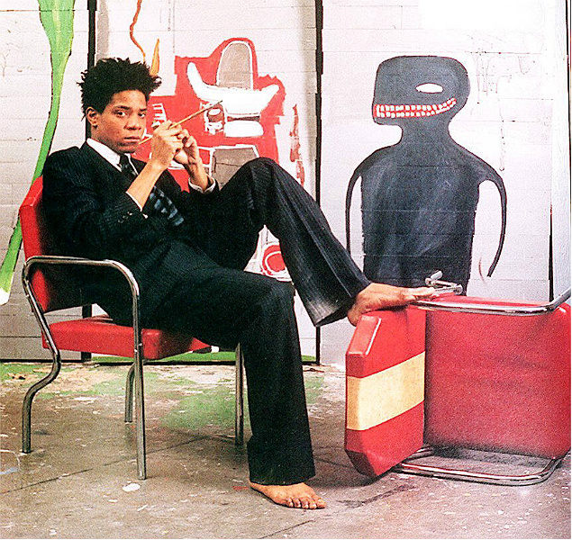 O artista nova-iorquino Basquiat, cone do neoexpressionismo nos EUA nos anos 1980 
