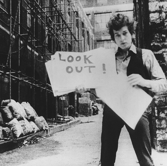 Cena de documentrio sobre turn britnica de 1965 do cantor e compositor Bob Dylan