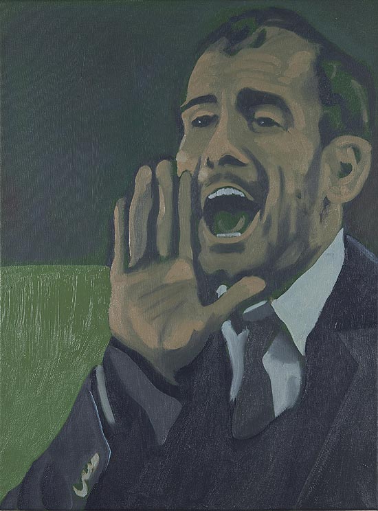Retrato de Pep Guardiola feito pelo artista plstico Marcelo Comparini para a edio de 12/2 da "Ilustrssima"
