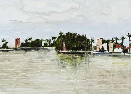 "Sete Lagoas - MG", Óleo sobre tela de Ana Prata, de 2012