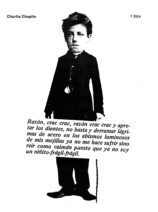 Imagem de "El Poeta Anonimo", do artista e poeta chileno Juan Luis Martnez (1942-93), lanado pela Cosac Naify 