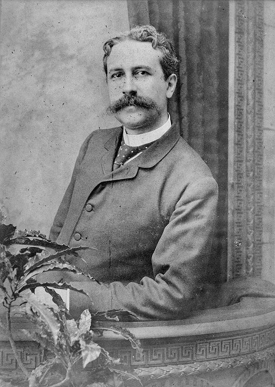 Retrato do poltico, escritor e diplomata Joaquim Nabuco (1849-1910) na juventude