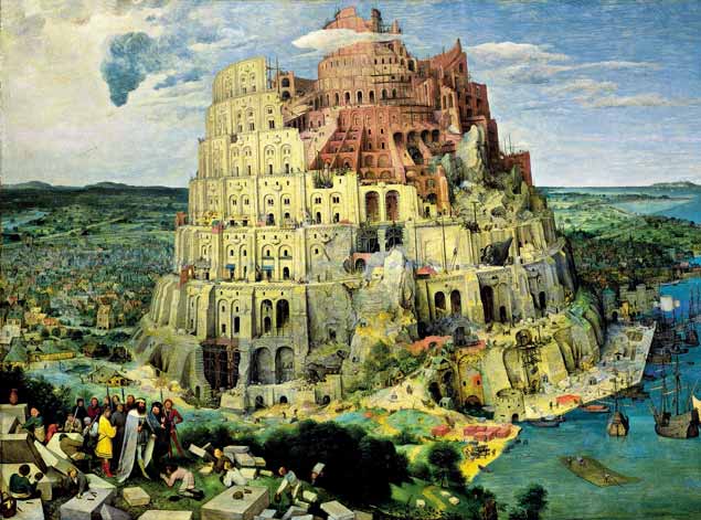 Torre de Babel por Pieter Bruegel (c. 1565)