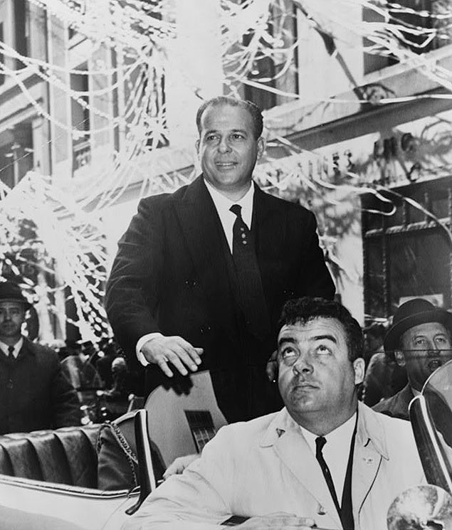 O presidente João Goulart durante visita oficial a Washington em abril de 1962