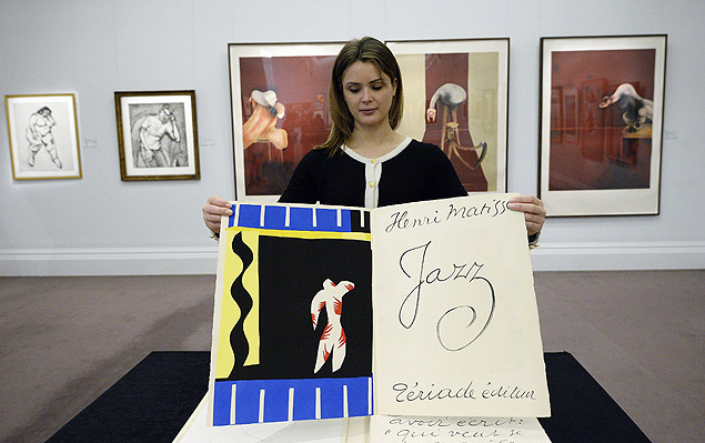 "Jazz", de Henri Matisse, na casa de leiles Sotheby's, em Londres
