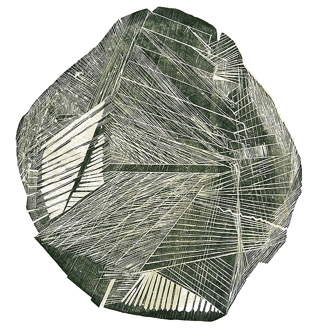 "Pedra Robat" (1974), xilogravura de Maria Bonomi