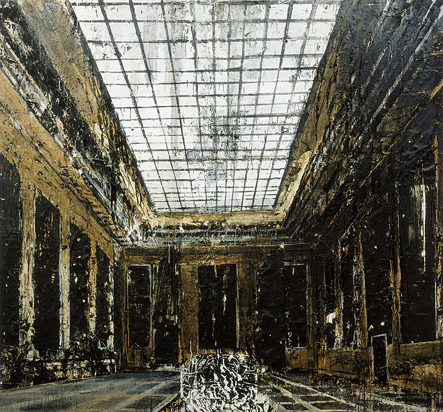 "Interior" (Innenraum), 1981, de Anselm Kiefer, que faz parte da exposio na Royal Academy