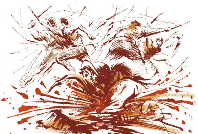 Desenho de "Grande Serto: Veredas", de Rodrigo Rosa e Guazzelli 