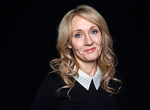 J.K. Rowling em retrato de 2012, em Nova York