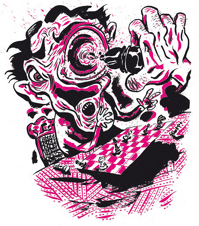 Desenho de Liniers para o livro de Max Aub