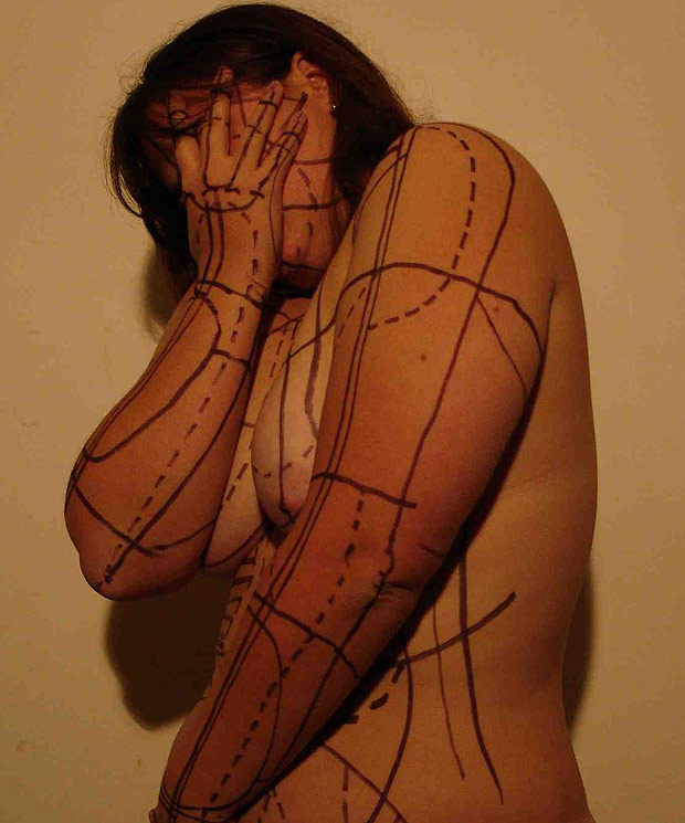 "Estudo para Desenho de Corpo I" (2006), de Marcela Tiboni