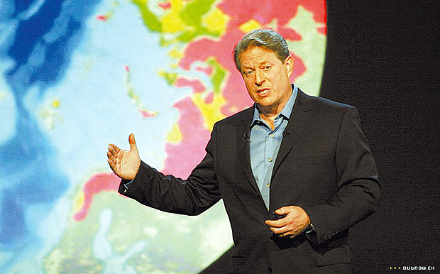 Al Gore em cena do documentrio "Uma Verdade Inconveniente" 