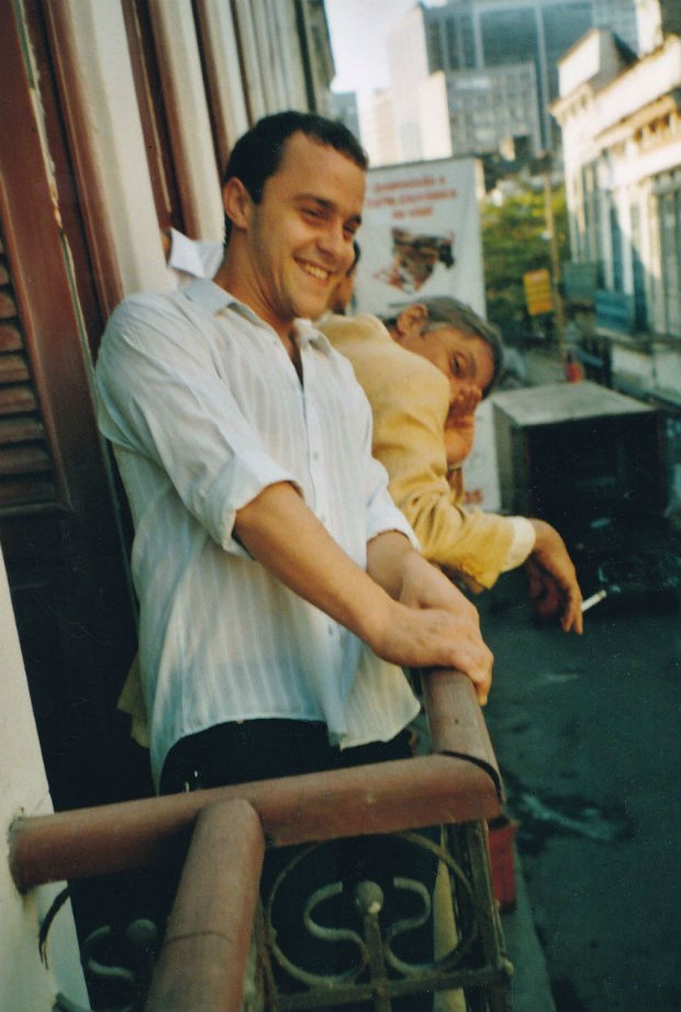 Thiago Rocha Pitta e Tunga no Rio de Janeiro em 2004