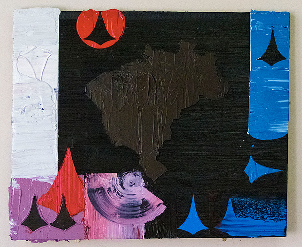 Alvorada' (2017), de Reynaldo Candia. tinta a leo e acrlica sobre madeira. 39 x 33 cm. ILUSTRISSIMA ***DIREITOS RESERVADOS. NO PUBLICAR SEM AUTORIZAO DO DETENTOR DOS DIREITOS AUTORAIS E DE IMAGEM***