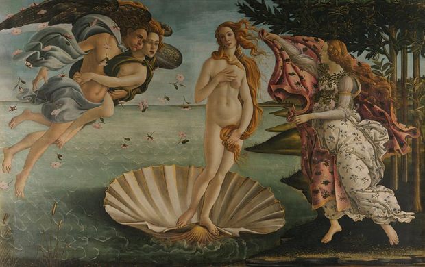 "O Nascimento de Vnus", obra do artista Sandro Botticelli 