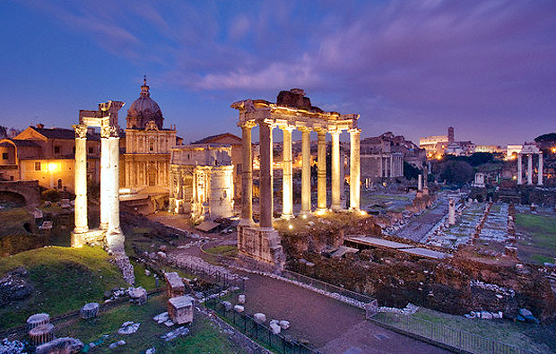 O fórum em Roma