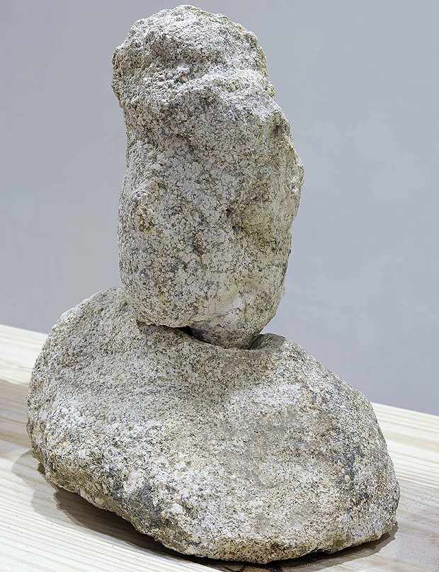 Busto em pedra da srie "Do P ao P" (2017)