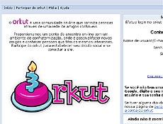 Orkut comemora trs anos desde seu lanamento e divulga novas ferramentas